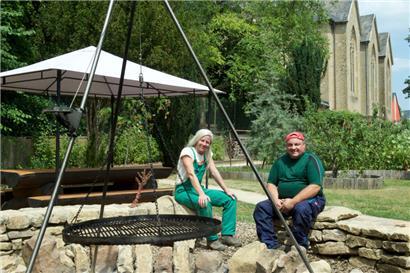 Cindy Ries, „instructeur technique“, und Roger Wirtz, Chef d’équipe“ im „Service de proximité“
