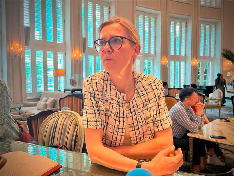 Cindy Tereba von der „Chambre de commerce“
