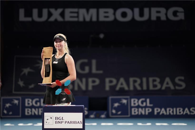 Clara Tauson hat in Luxemburg ihren zweiten WTA-Titel gewonnen
