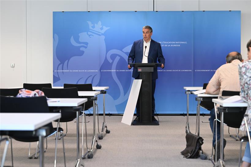 Claude Meisch begrüßte die Dynamik, mit der die Bildungswelt zu einer kontinuierlichen Diversifizierung des Schulangebots beiträgt
