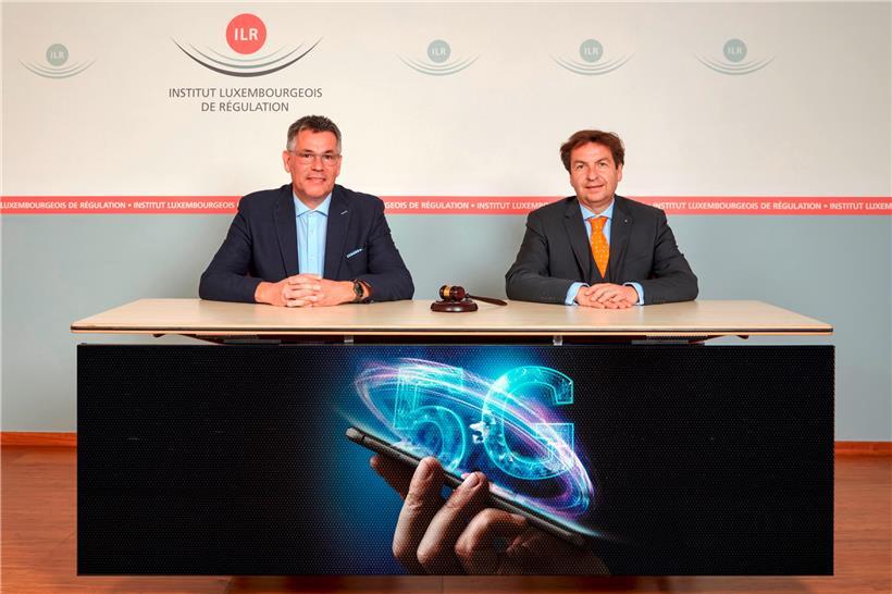 Claude Rischette und Luca Tapella des ILR
