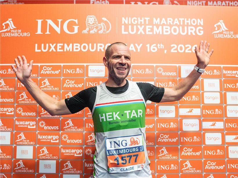 Claude Schmit beim Marathonlauf, bester Luxemburger Finisher, Ausdauer und Laufleistung beim Wettkampf