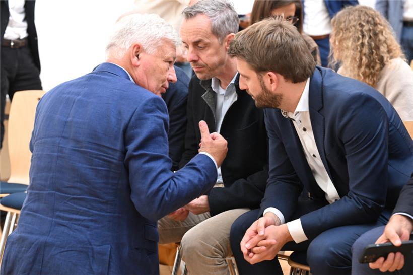 Claude Wiseler mit Georges Mischo und Alex Donnersbach