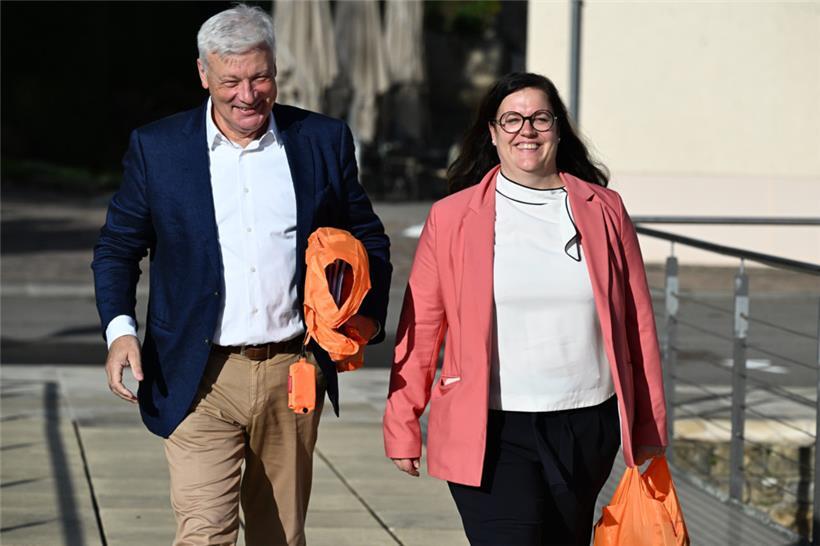 Claude Wiseler und Stéphanie Weydert (beide CSV)