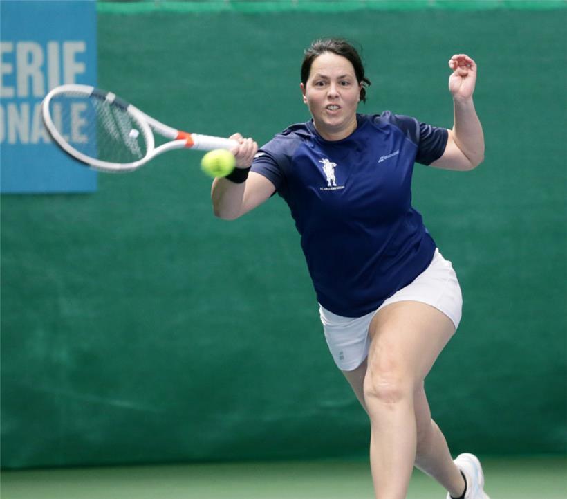 Claudine Schaul feierte mit dem TC Arquebusiers den Pokalsieg
