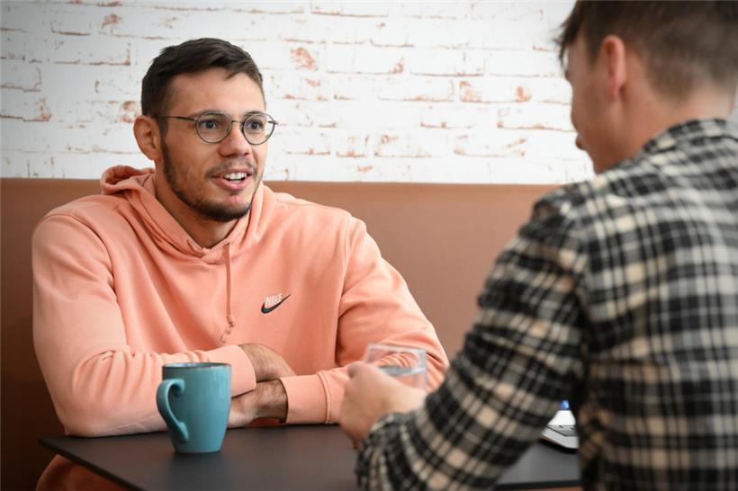 Claudio dos Santos erzählt, dass ihm der Kreuzbandriss sogar mental gutgetan habe
