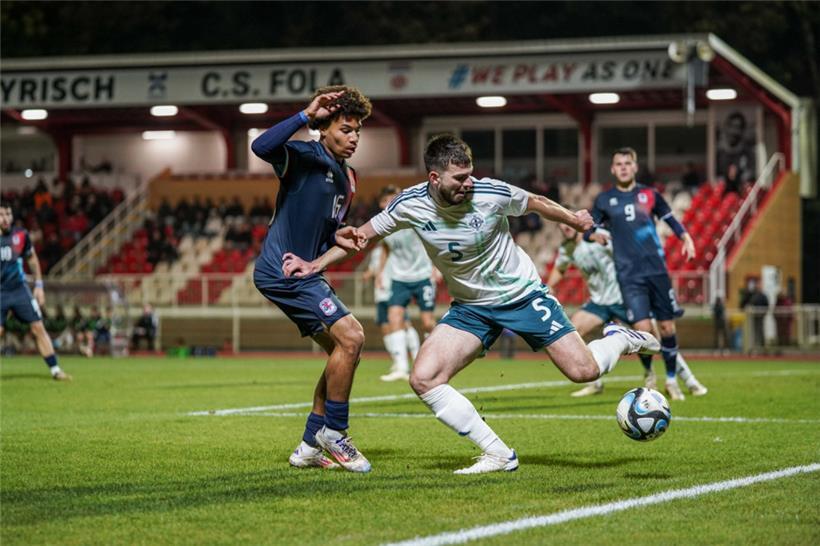 Clayton Irigoyen und die U21-Auswahl trennten sich 0:0 von Nordirland
