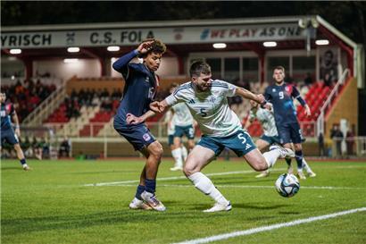 Clayton Irigoyen und die U21-Auswahl trennten sich 0:0 von Nordirland
