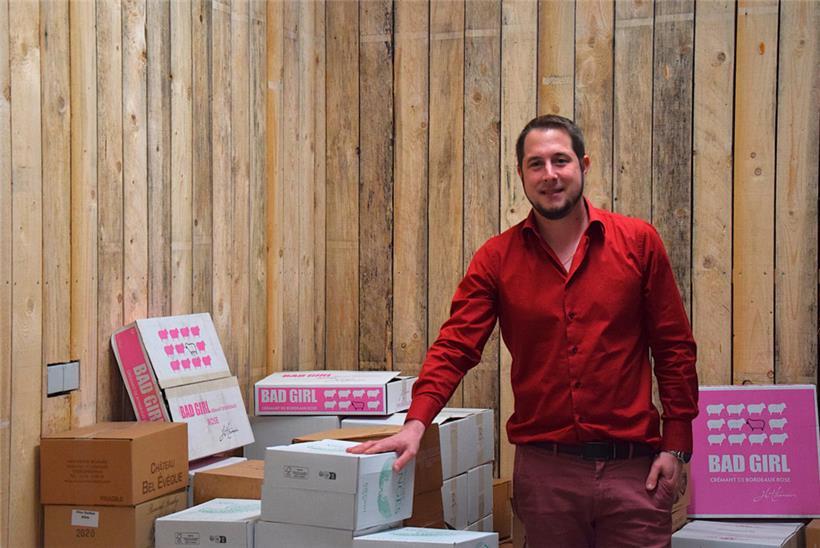 Clem Scherer hat sich Anfang Februar mit einer Weinbar selbstständig gemacht
