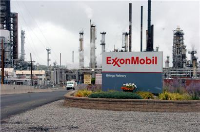 Club der Umweltverschmutzer: ExxonMobil-Raffinerie in Billings im US-Bundesstaat Montana 2016. Der Konzern musste zwölf Millionen US-Dollar Strafe bezahlen.
