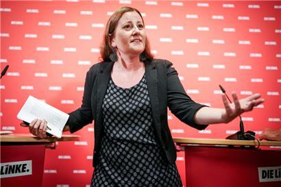 Co-Parteichefin Janine Wissler warnte vor einem „rechtspopulistischen Überbietungswettbewerb“ in Europa
