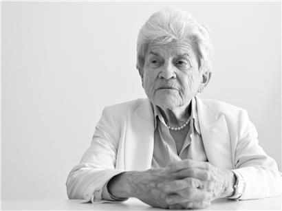 Porträt von Colette Flesch, prominente Politikerin, verstorben im Alter von 88 Jahren