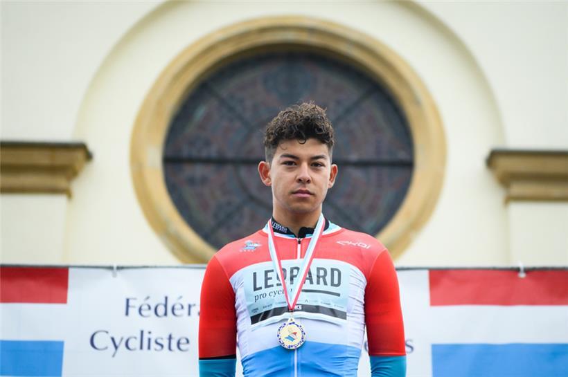 Colin Heiderscheid gewann am Sonntag das Straßenrennen der Landesmeisterschaft 
