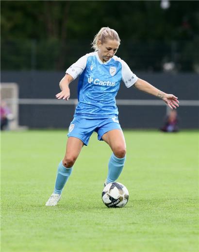 Coraline Corplet erzielte am Samstag beim 1:3 gegen Vllaznia Shkodra den Ehrentreffer
