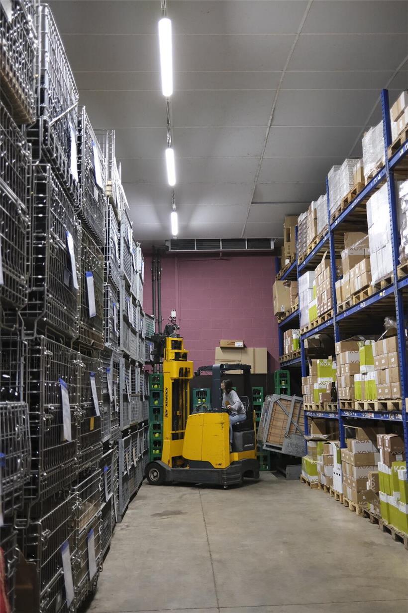 Drucken, kleben, verpacken: Die letzten Arbeitsschritte für unseren Rivaner