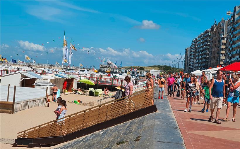 Corona-Maßnahmen an den belgischen Stränden