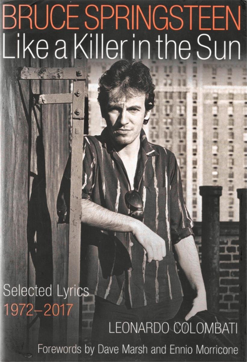 Cover von Leonardo Colombatis Buch zu Springsteens Texten (englische Ausgabe von 2017, Backbeat Books)
