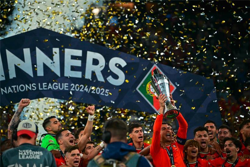 Cristiano Ronaldo durfte am Sonntagabend den Sieg der Nations League bejubeln
