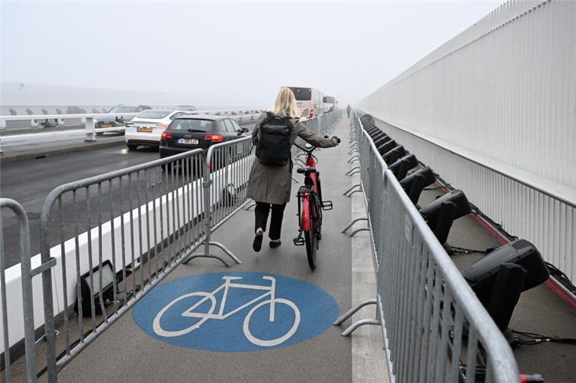 Da viele Radfahrerinnen und Radfahrer am Mittwoch mit den Gruppen von ProVelo üb...