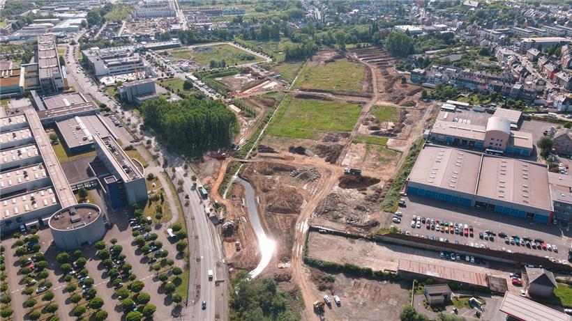 Das Areal aus der Vogelperspektive