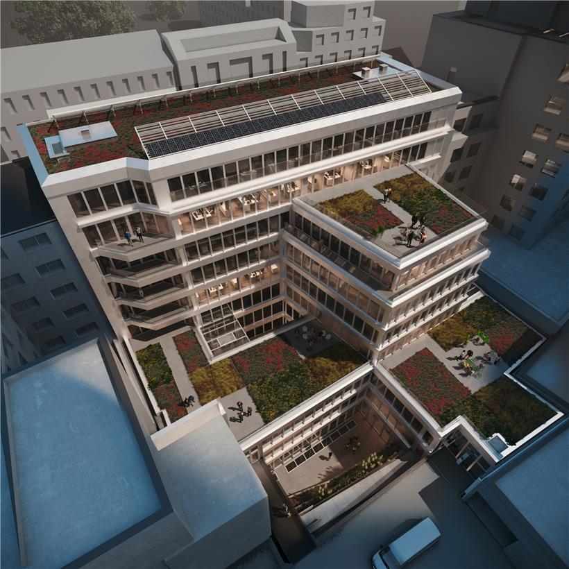 Das Arsenal-Gebäude wird eine Fläche von 9.700 m² haben
