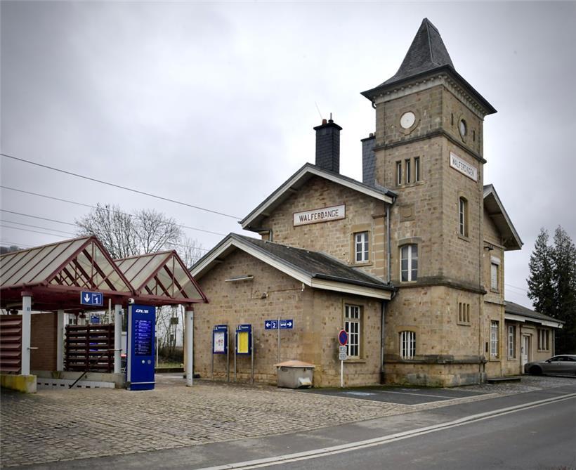 Das Bahnhofsgebäude in Walferdingen gilt als schützenswert
