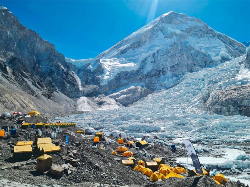 Das Basislager des Mount Everest
