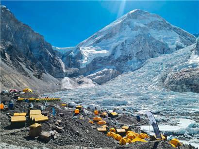 Das Basislager des Mount Everest
