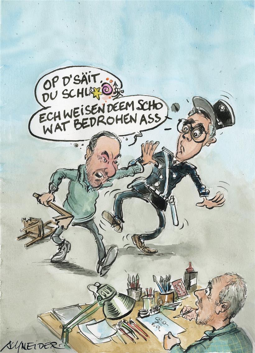 Das Bedrohen von Künstlern ist mittlerweile fester Bestandteil der ADR-Methodik
