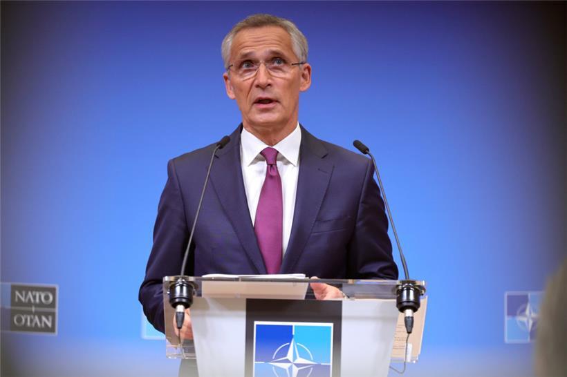 Das Bündnis will sich nicht einschüchtern lassen: Jens Stoltenberg, Generalsekretär der NATO, am Donnerstag in Brüssel
