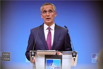Das Bündnis will sich nicht einschüchtern lassen: Jens Stoltenberg, Generalsekretär der NATO, am Donnerstag in Brüssel

