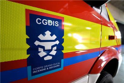 Das CGDIS musste am Mittwochabend ein brennendes Auto löschen
