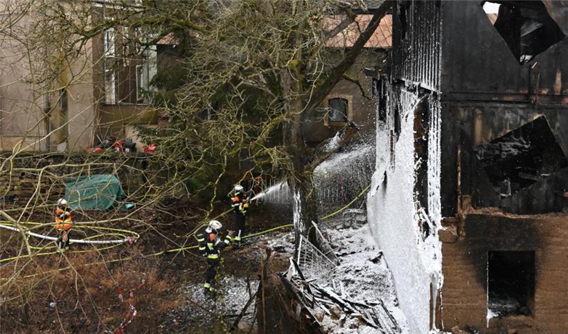 Das CGDIS war am Donnerstagvormittag mehrere Stunden lang am Benu im Einsatz
