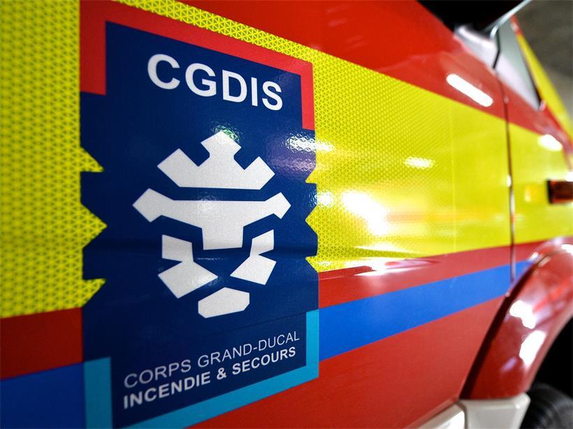 Das CGDIS ware mit mehreren Fahrzeugen und Rettungskräften im Einsatz