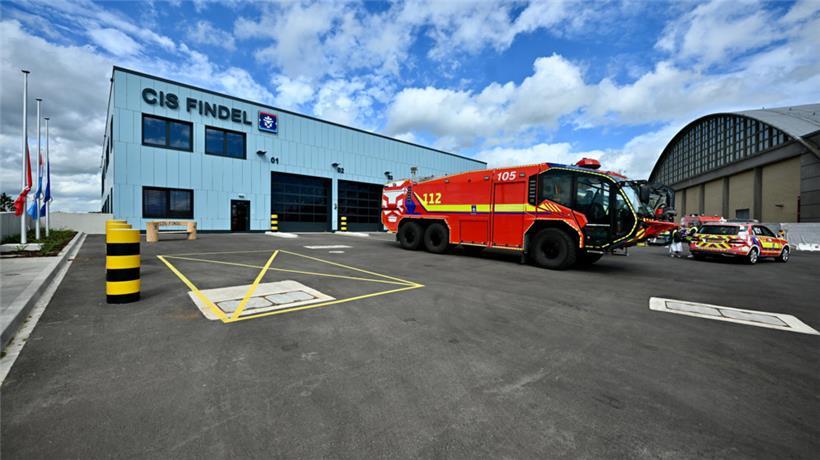 Das CIS Findel befindet sich direkt an der Landebahn