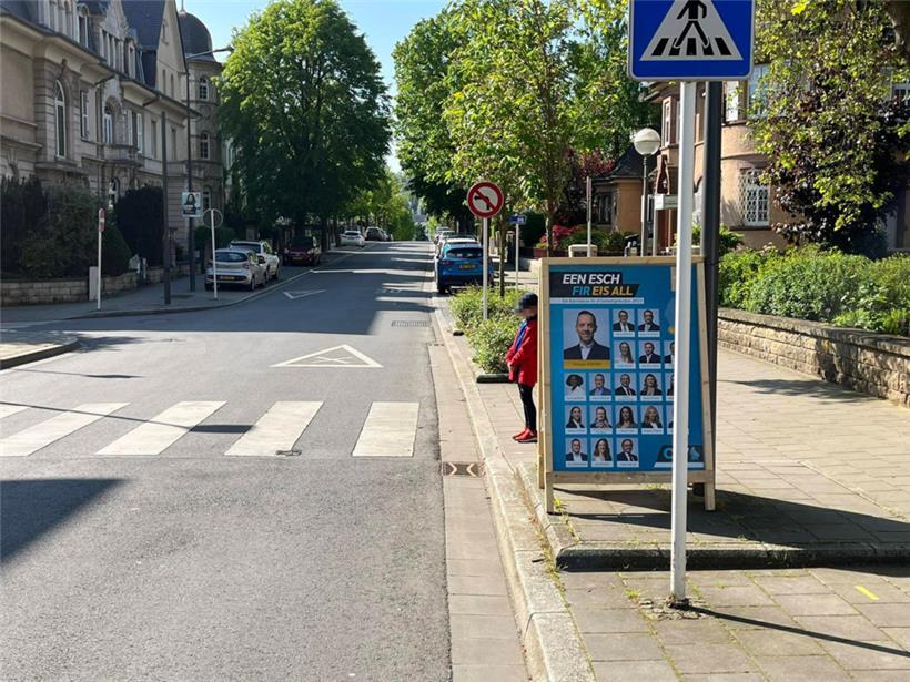 Das CSV-Plakat in Esch machte am Freitag auf Facebook die Runde – manchmal geht Wahlwerbung auch nach hinten los
