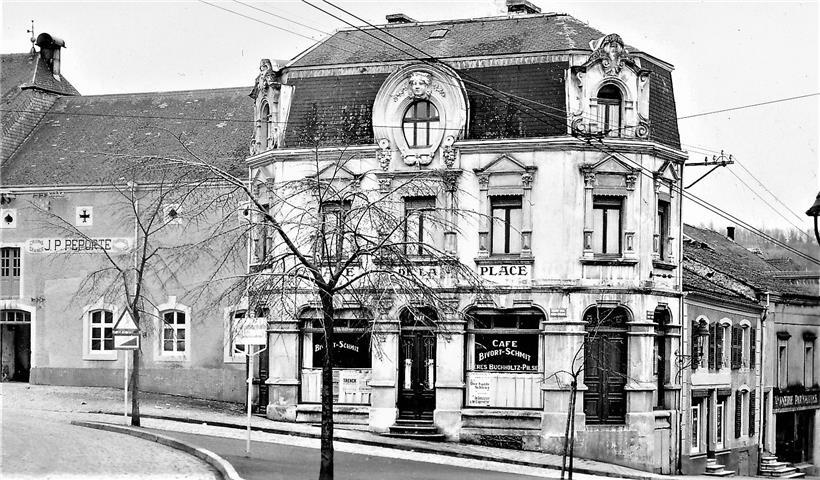 Das Café de la Place der Eheleute Bivort-Schmit (1930er-Jahre)