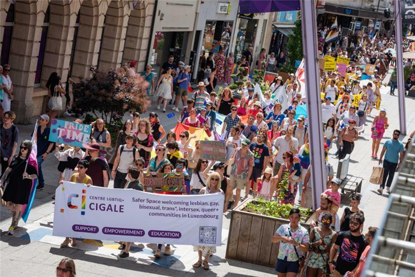 Das Cigale und seine Gruppen sind traditionell bei der Pride vertreten
