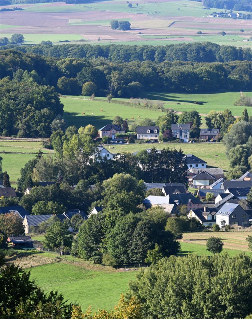 Das Dorf nahe der belgischen Grenze ist ländlich geprägt
