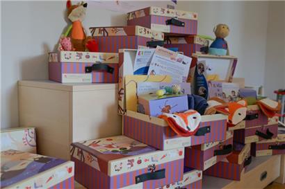Das „Eltereforum“ hat die „Activity Box“ für Kinder im Alter von ein bis drei Jahren entwickelt
