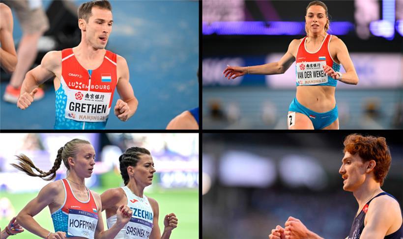 Das FLA-Quartett bei der WM: Charel Grethen, Patrizia Van der Weken, Vera Bertemes-Hoffmann, Ruben Querinjean
