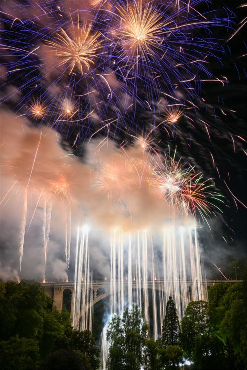 Das Feuerwerk in Luxemburg-Stadt wird 17 Minuten dauern
