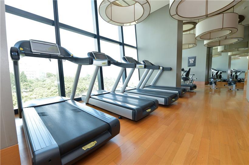 Das Fitnesszentrum des Hotels wurde nur für einige Stunden und nur auf Reservierung der Nationalmannschaft geöffnet
