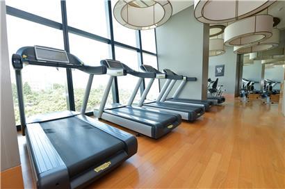 Das Fitnesszentrum des Hotels wurde nur für einige Stunden und nur auf Reservierung der Nationalmannschaft geöffnet
