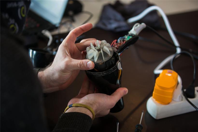 Das Foto zeigt das „Repair Café Consdorf“ im Jahr 2022
