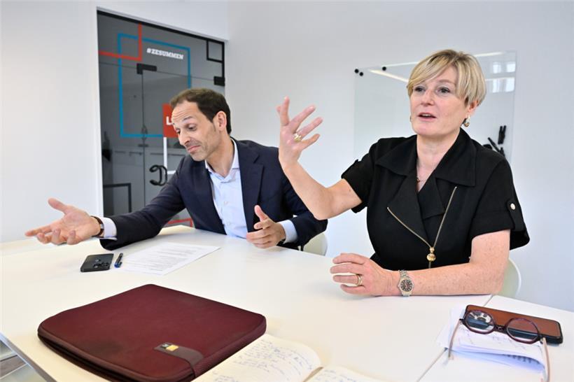 Das Führungsduo der Luxemburger Sozialisten