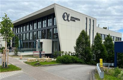 Das Gebäude „Emerald“ der Advanzia Bank in Münsbach
