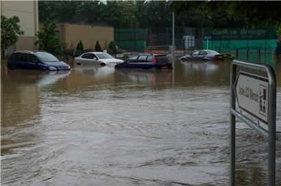 Das Hochwasser Mitte Juli hat in Mersch großen Schaden angerichtet
