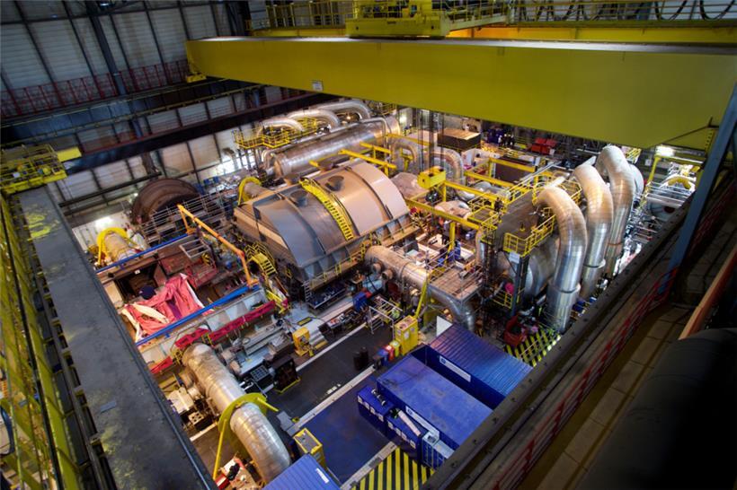 Das Innere des Atomkraftwerks in Cattenom
