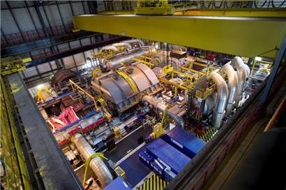 Das Innere des Atomkraftwerks in Cattenom
